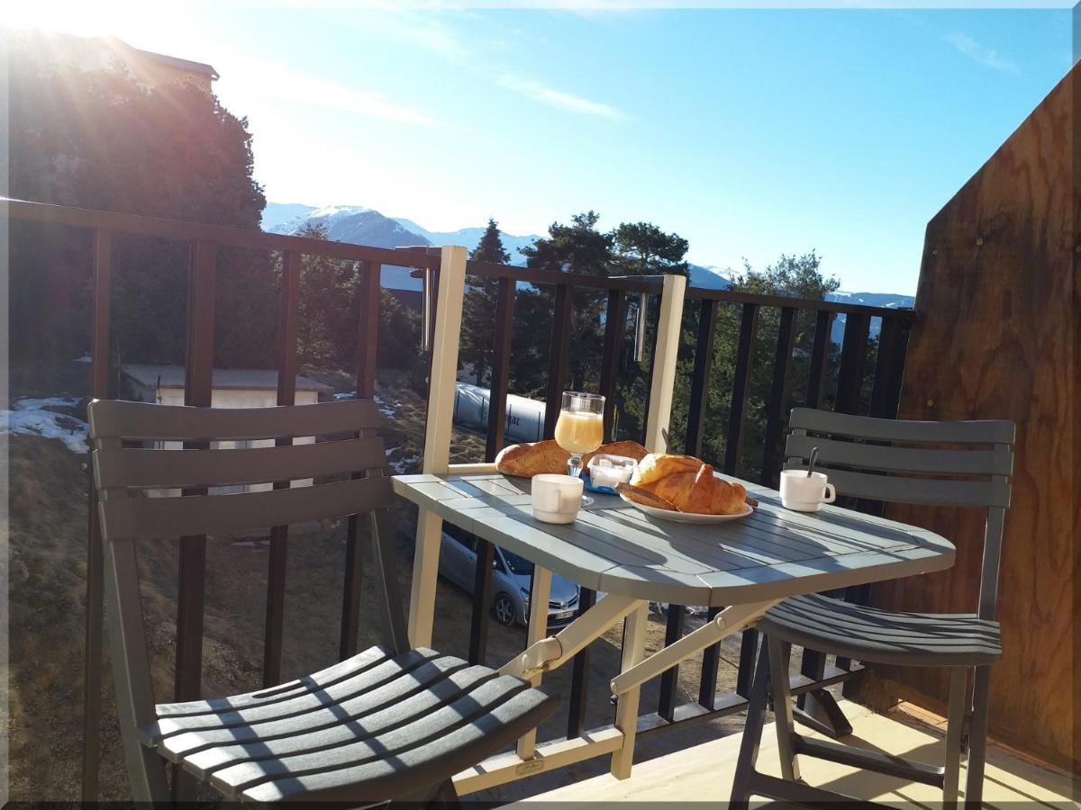 Residence Orazur - Appartement De Charme - 2 Chambres - Poele A Bois - 2 Balcons - Jardin - Parking - Internet - Linge Et Menage En Options Payantes Font-Romeu-Odeillo-Via Eksteriør billede
